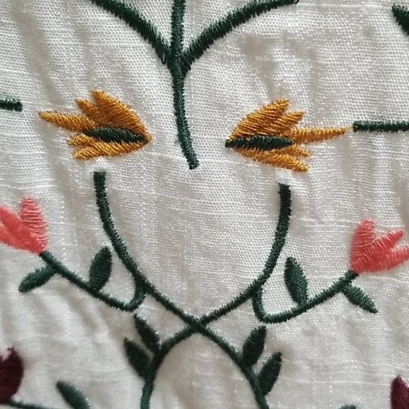 LAST ONE Gypsy Embroidery Peplum BellSleeve Top - Picture 13 of 16